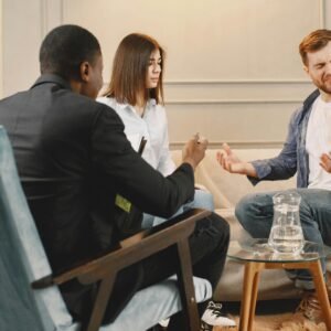 Sesión de terapia de pareja